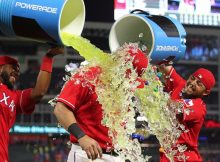 rangers celebrate by rangers